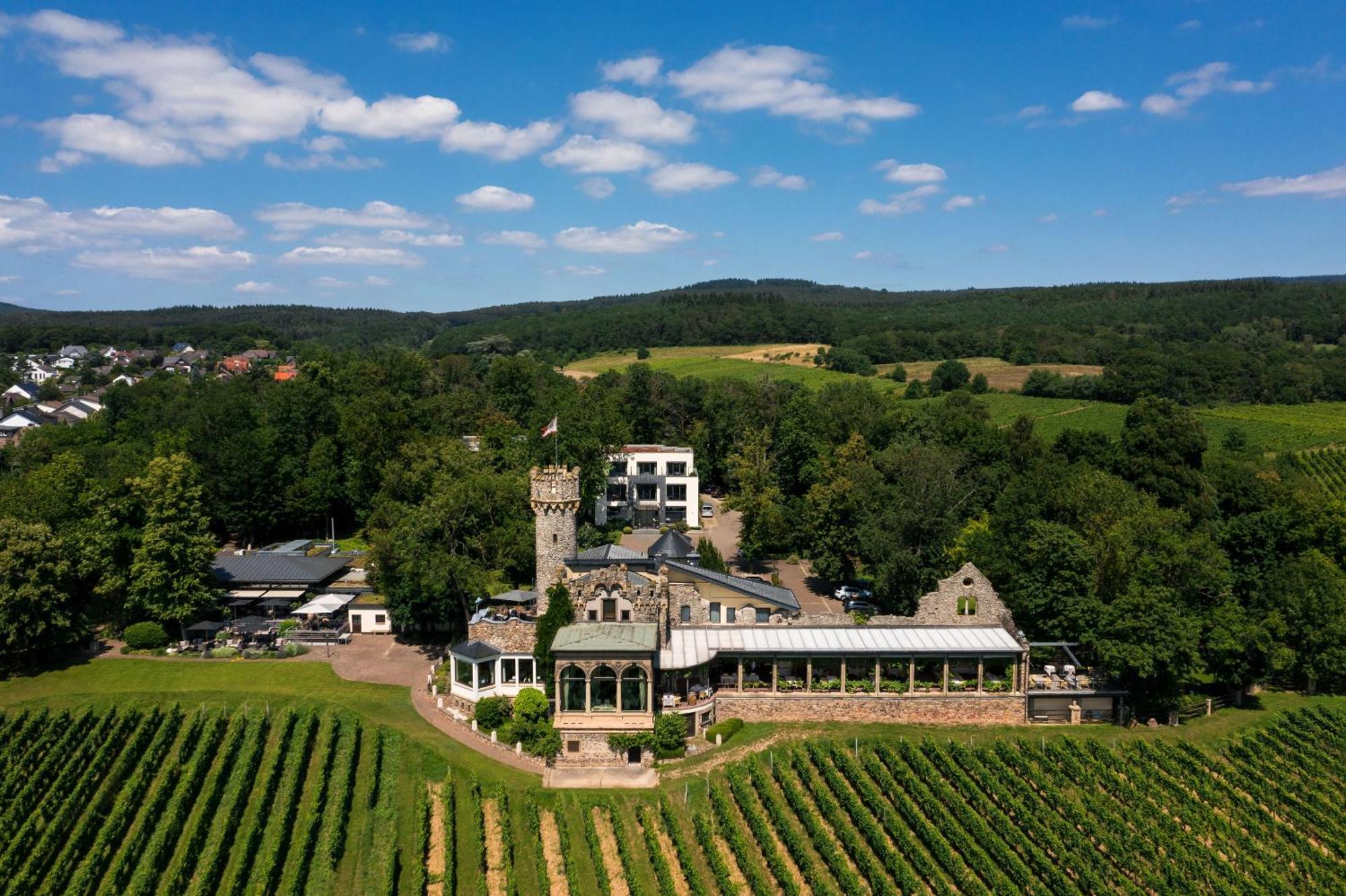Relais & Chateaux Hotel Burg Schwarzenstein Geisenheim Bagian luar foto